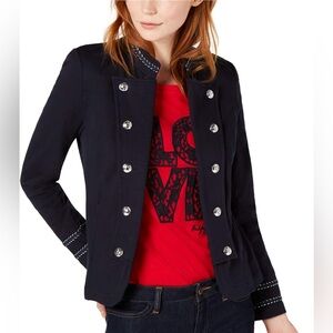 Tommy Hilfiger Womens Military Band Jacket 🆕